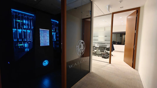 Modern office interior showcasing workspace innovation at Canada’s Alpha PC hedge fund.