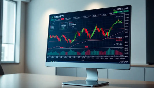 Financial market analysis displayed on a computer screen in High Frequency Trading article