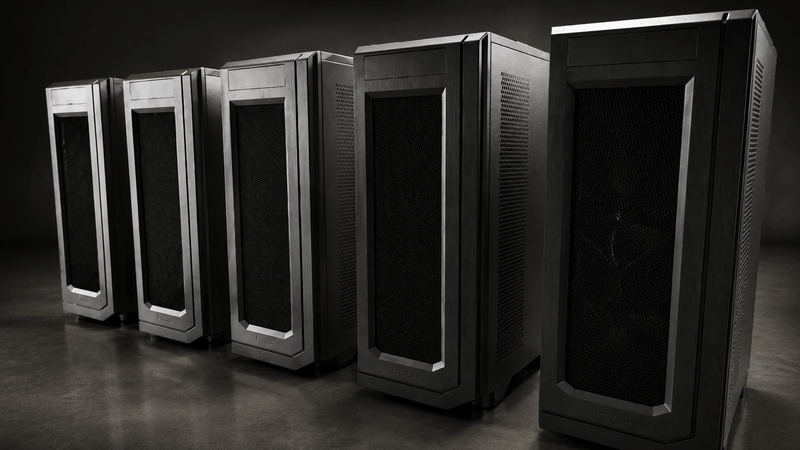 Custom enterprise workstations built by Alpha PC for a communications systems integrator