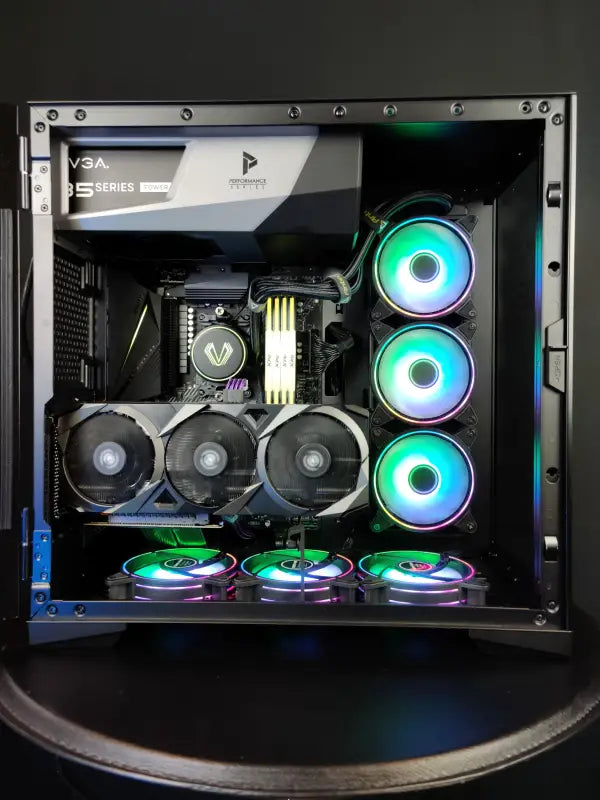 High-end Illuminated Werewolf Gaming Tower with RTX 3060 and 32GB RAM