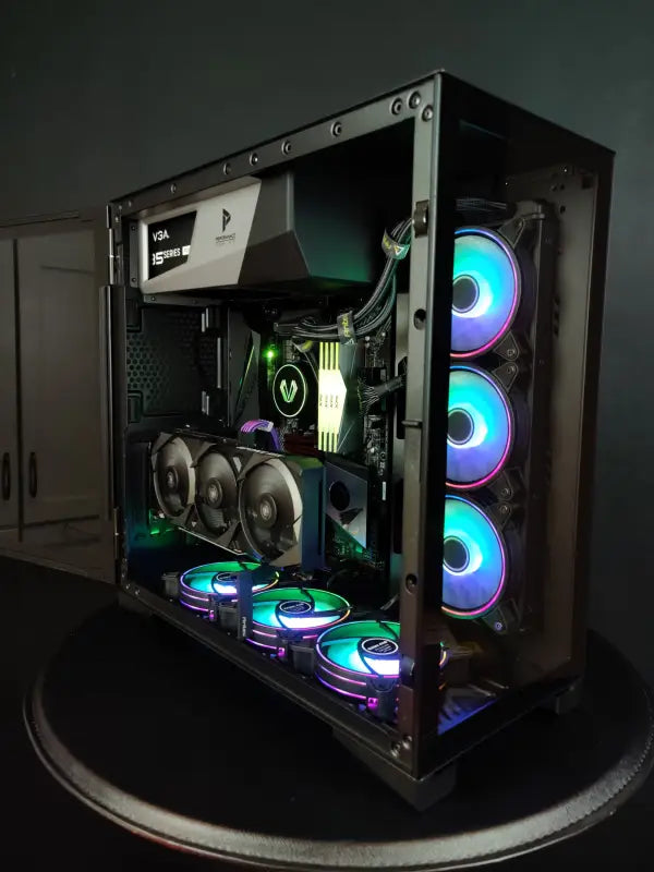 High-performance Illuminated Werewolf Gaming Tower with RTX 3060 and 32GB RAM