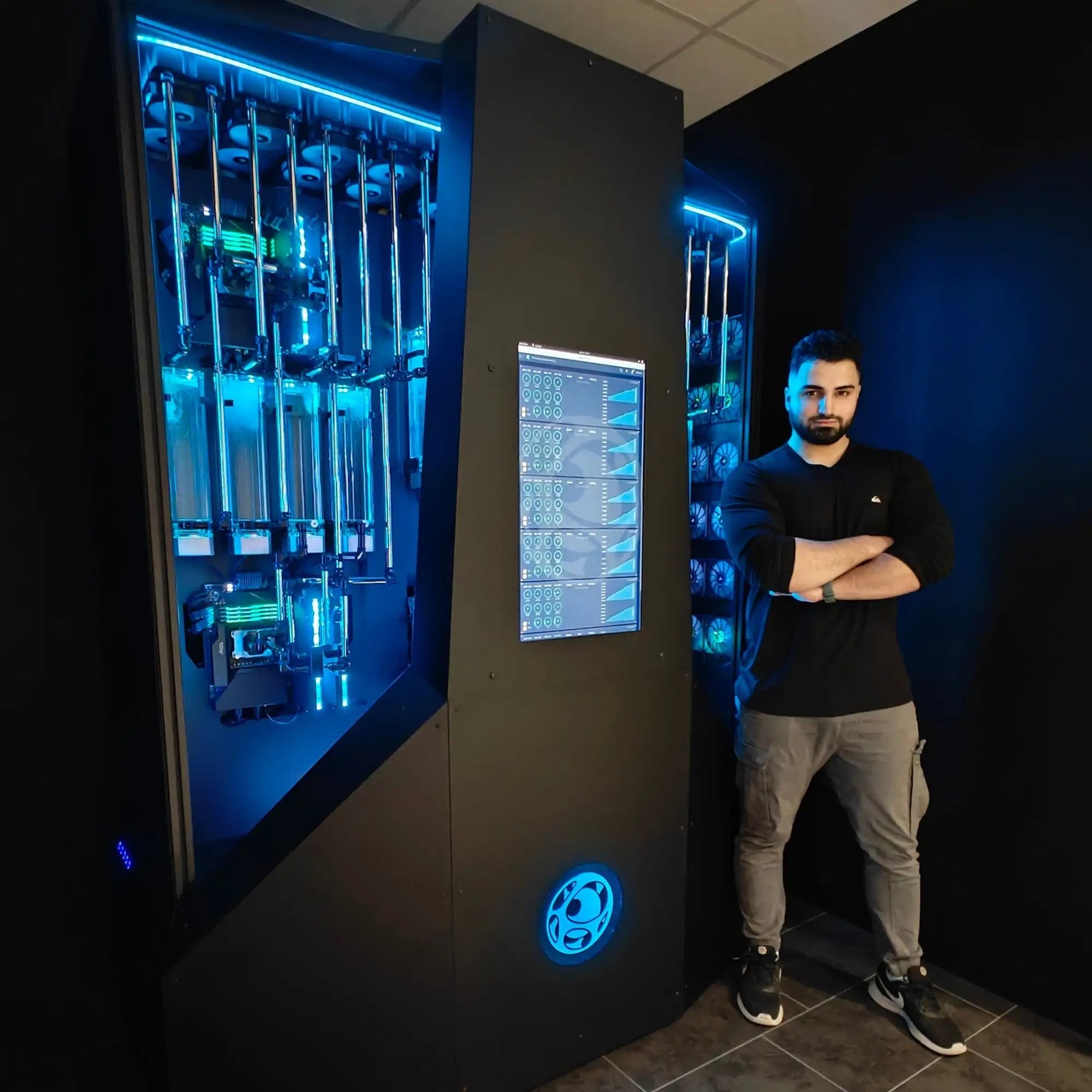 Wallace the AI Supercomputer built for Castle Ridge Asset Management in Toronto by Alpha PC