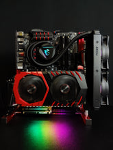 Load image into Gallery viewer, The Red Dragon – Open Air case i7 4790K 4.9GHz / 16GB Ram
